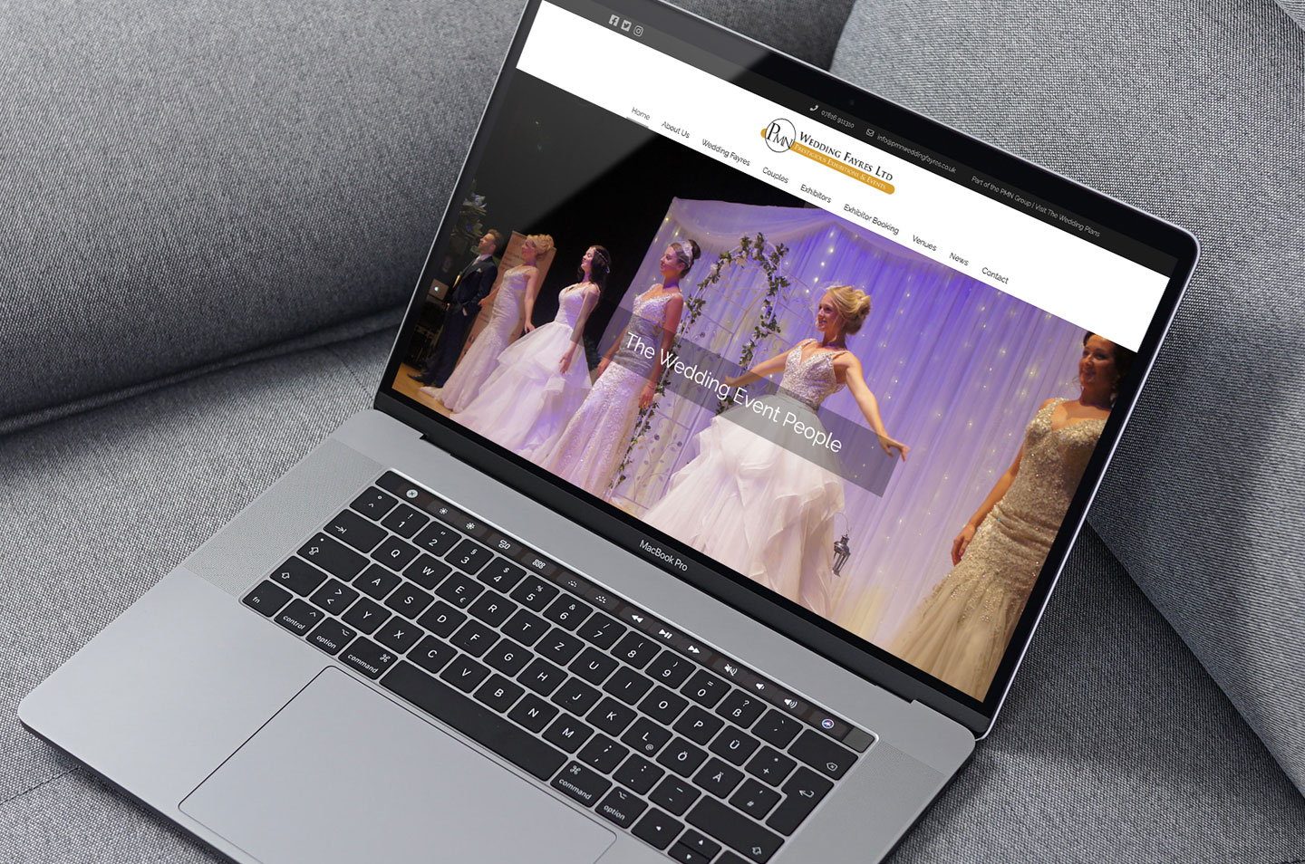 PMN Wedding Fayres Website Design